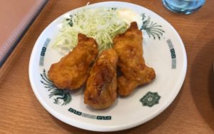 日高屋の唐揚げ写真